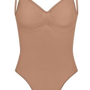 SKIMS Tan Shapewear Bodysuit